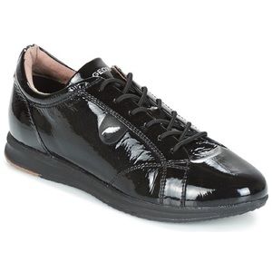 Geox Shiny Black Sneakers